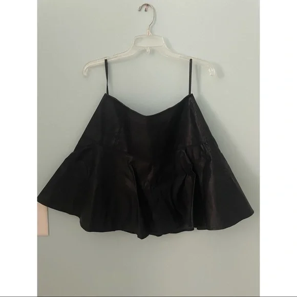 Free People Faux Leather Mini Skirt - Picture 2 of 5